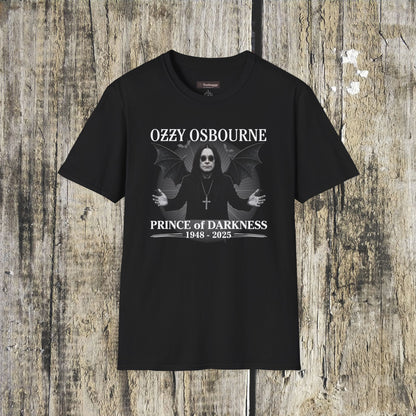 Prince of Darkness T-Shirt — Legendary Birmingham Heavy Metal Singer Tee