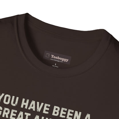 Dog Musician T-Shirt — "You Have Been a Great Audience, Thank You!"
