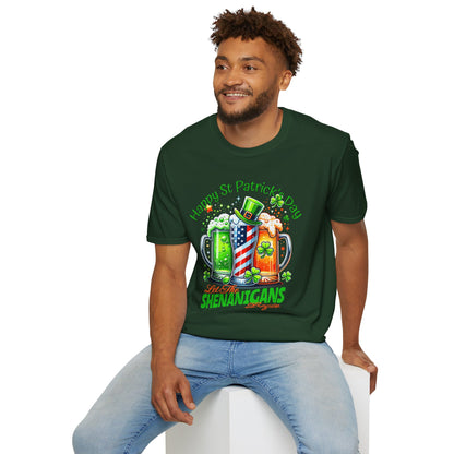 St Patrick's Day T-Shirt - Patriotic Irish American Shenanigans