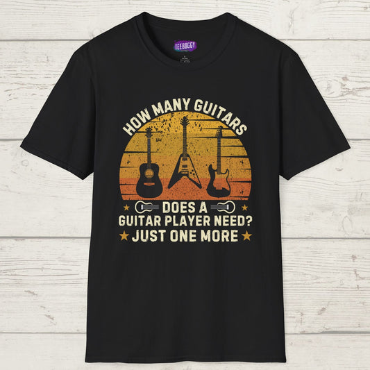 Guitarist Statement T-Shirt - Just One More Guitar