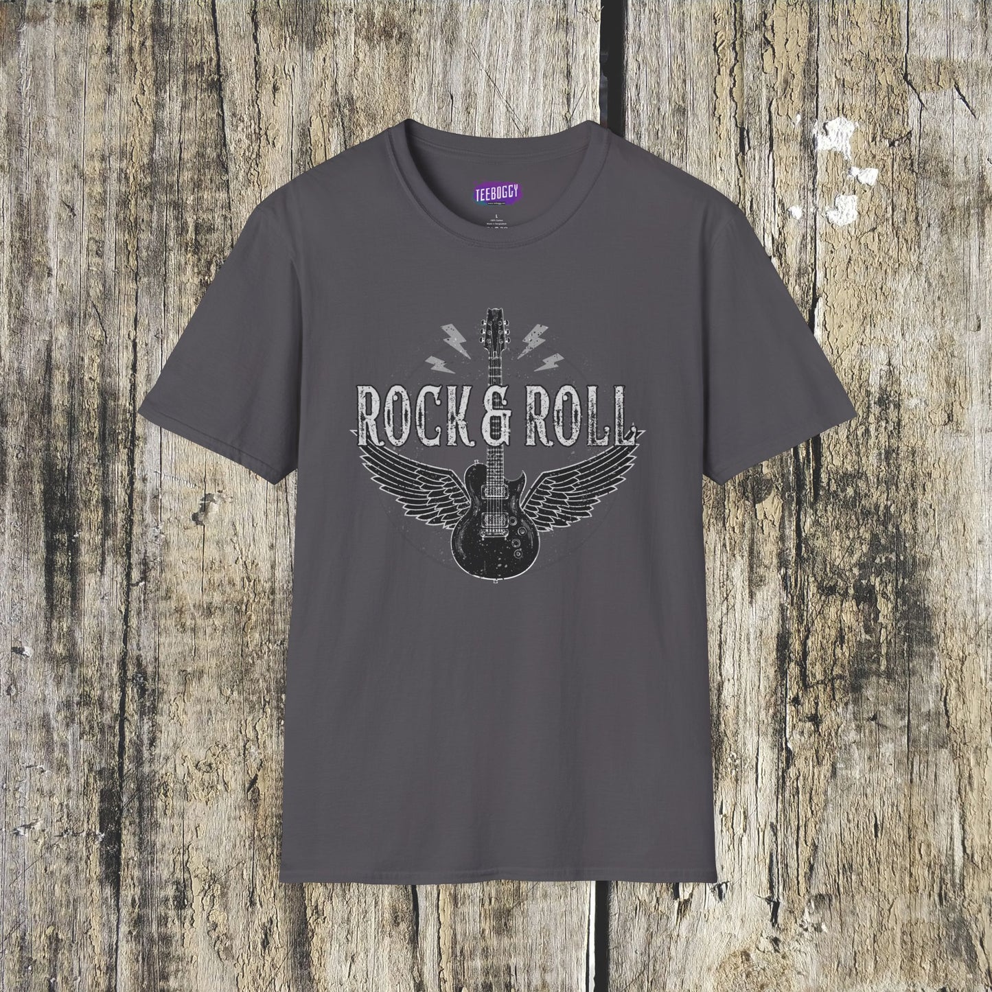 Guitar Wings Unisex T-Shirt Rock & Roll Music Tee
