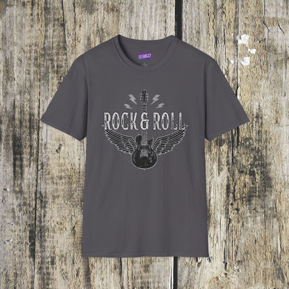 Guitar Wings Unisex T-Shirt Rock & Roll Music Tee