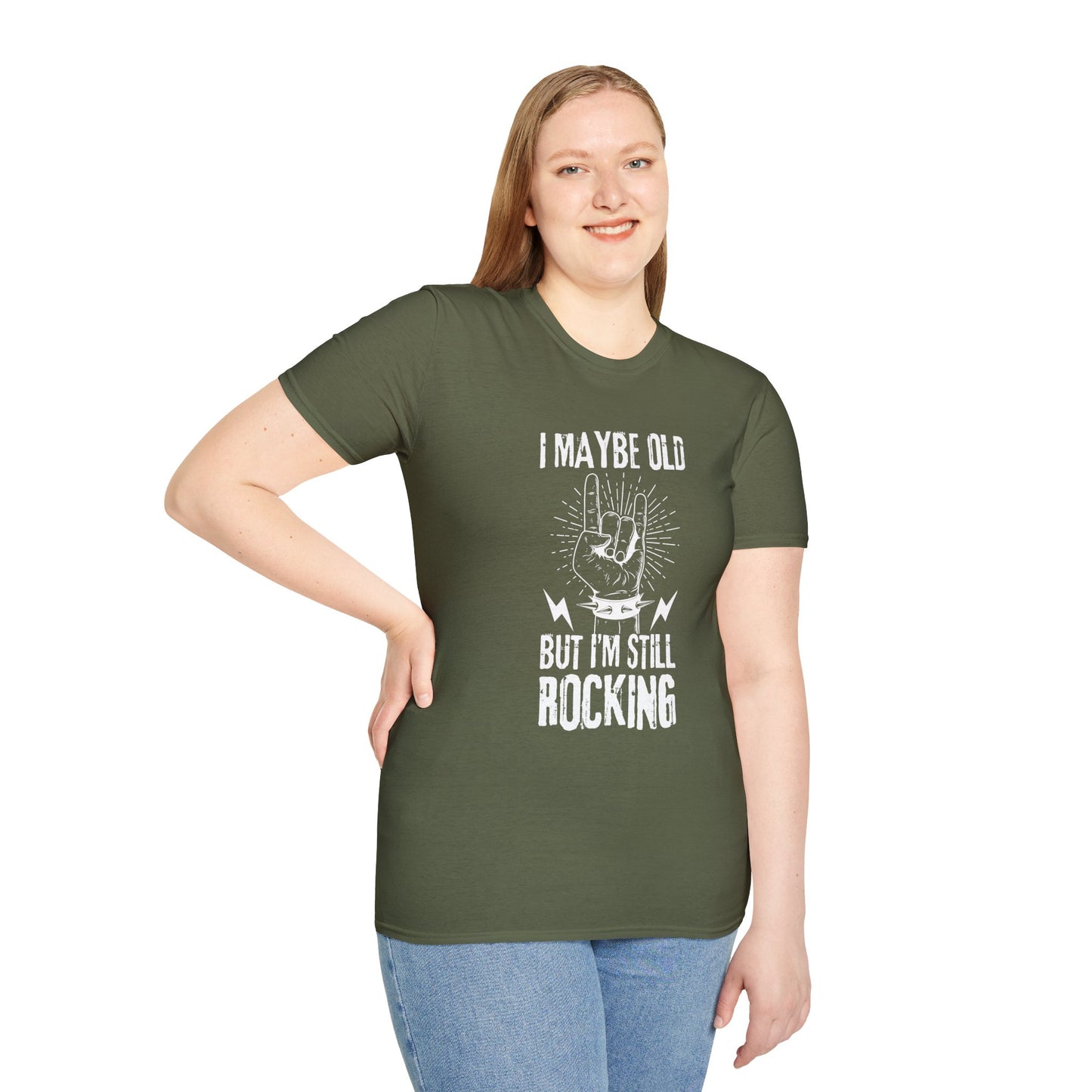 I Maybe Old But I'm Still Rocking, T-Shirt