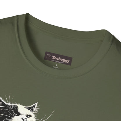 My Cat Rocks T-Shirt — Cat Playing Guitar Tee for Music Lovers