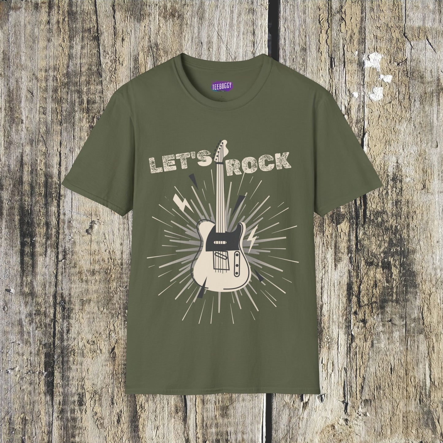 Guitarist T-Shirt - Lets Rock, Music Lover