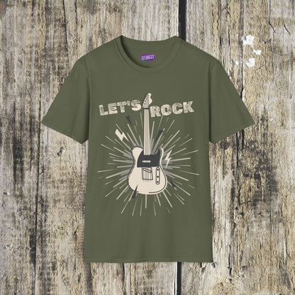 Guitarist T-Shirt - Lets Rock, Music Lover