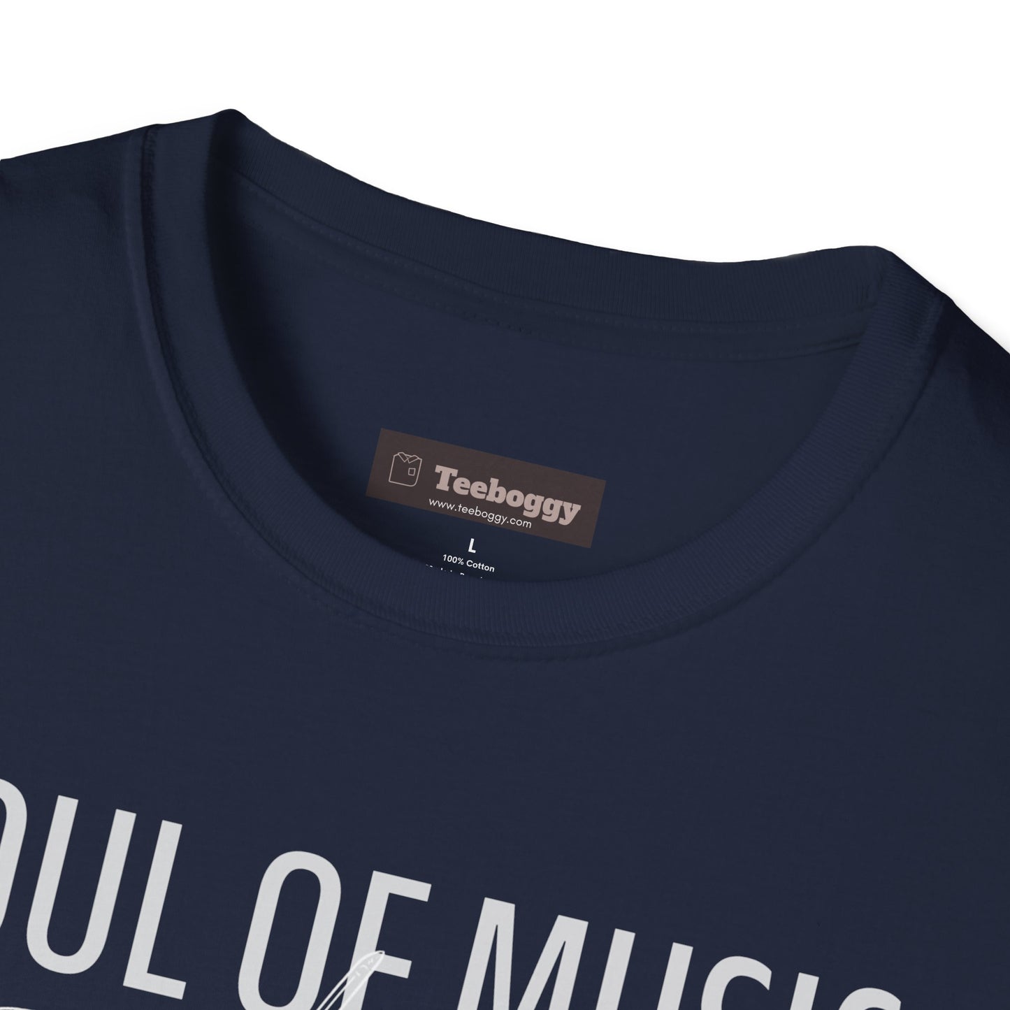 Violin Line Art Tee — "Soul of Music Lives in the Violin"