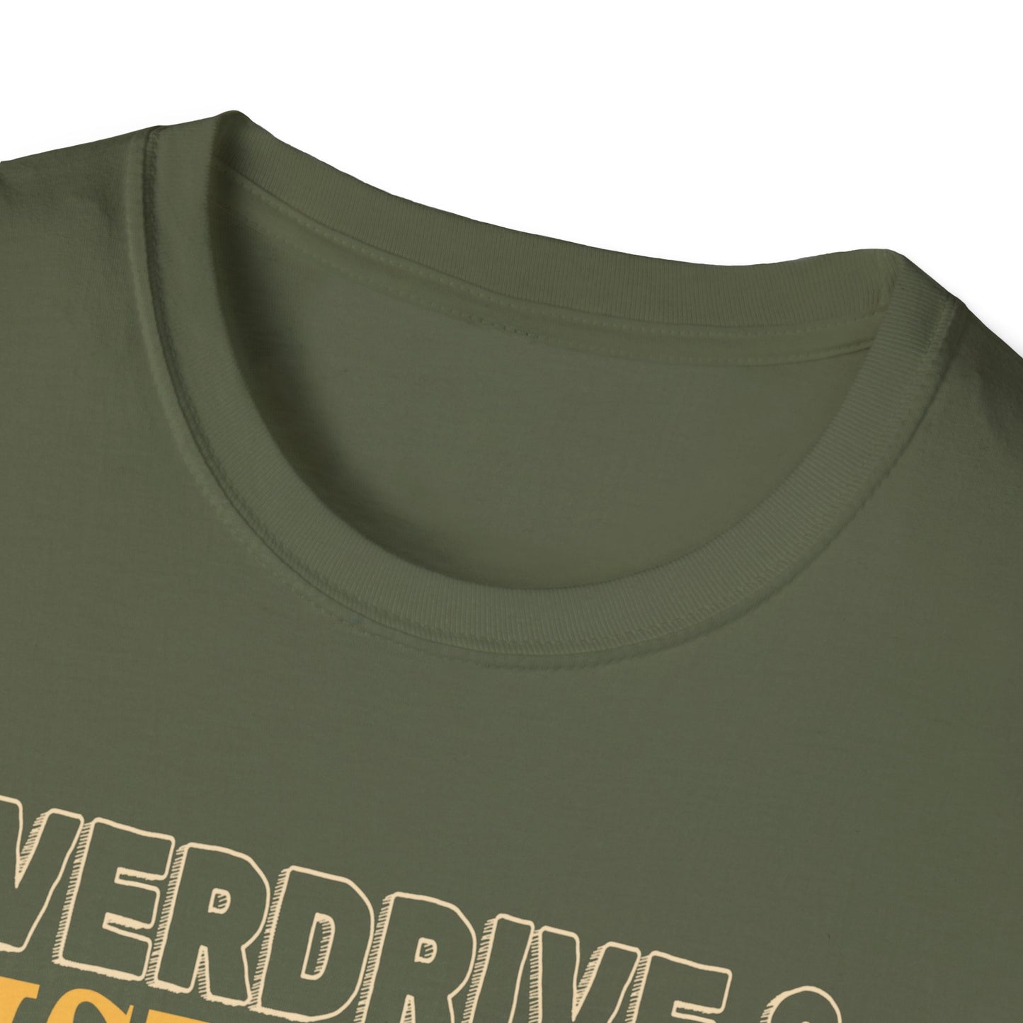 Guitar Pedals T-Shirt — "Overdrive and Distortion, Guitar Heaven"