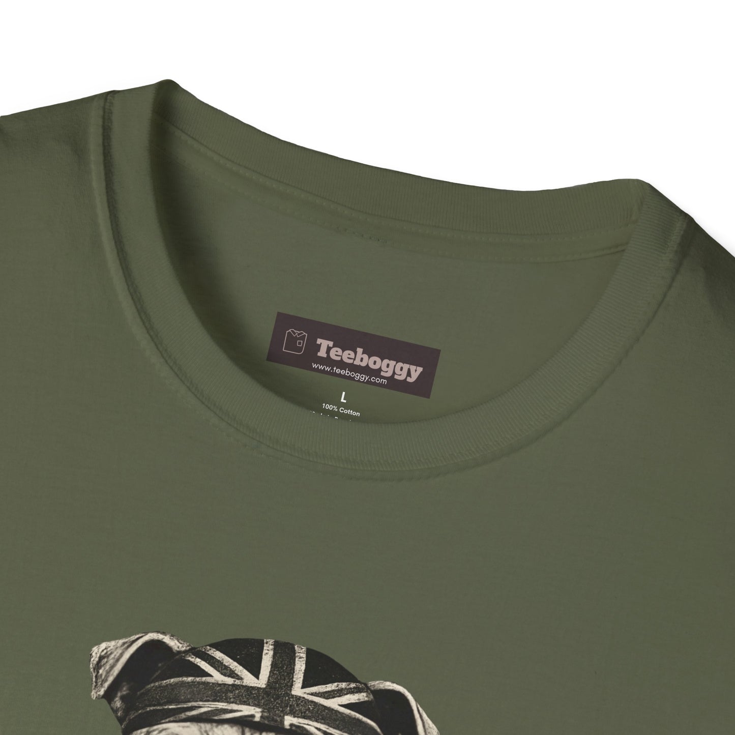 Bulldog Rock Rebel T-Shirt — Guitar-Slinging Middle Finger Design
