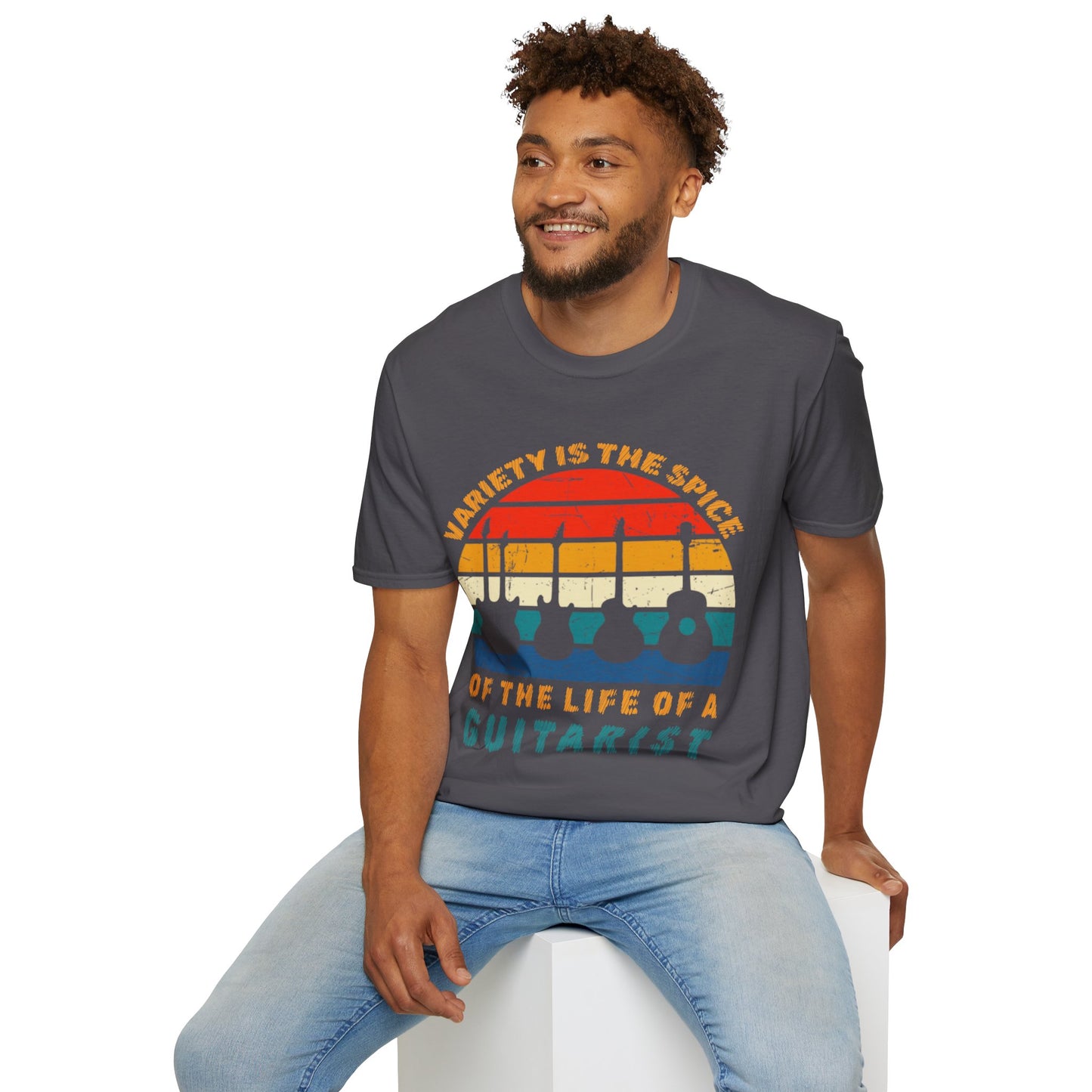 Guitarist Graphic Tee - Variety is the Spice of Life Unisex Softstyle T-Shirt