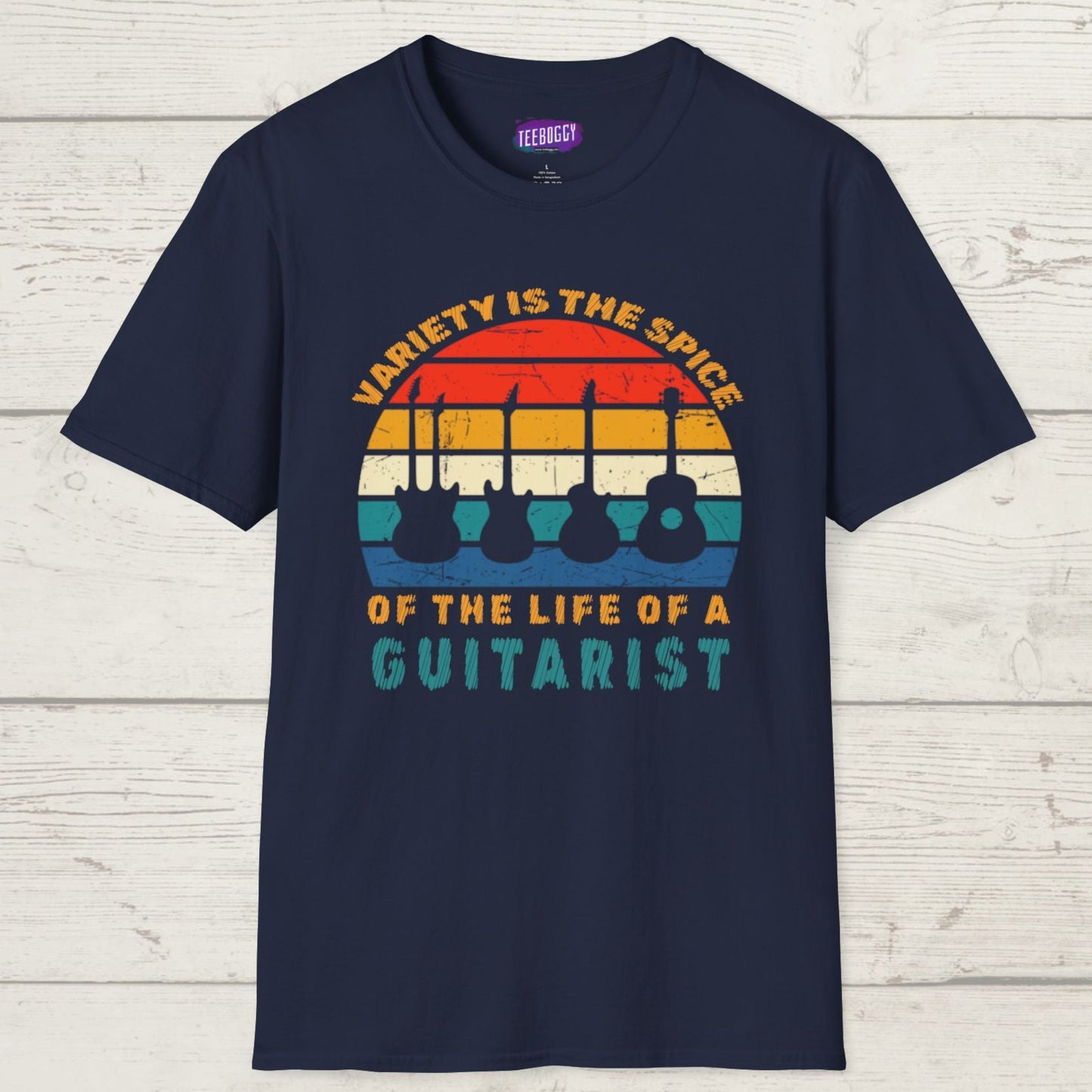 Guitarist Graphic Tee - Variety is the Spice of Life Unisex Softstyle T-Shirt