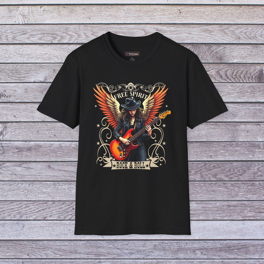 Free Spirit, Rock & Roll, T-Shirt