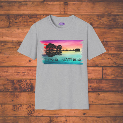 Love Nature Guitar T-Shirt