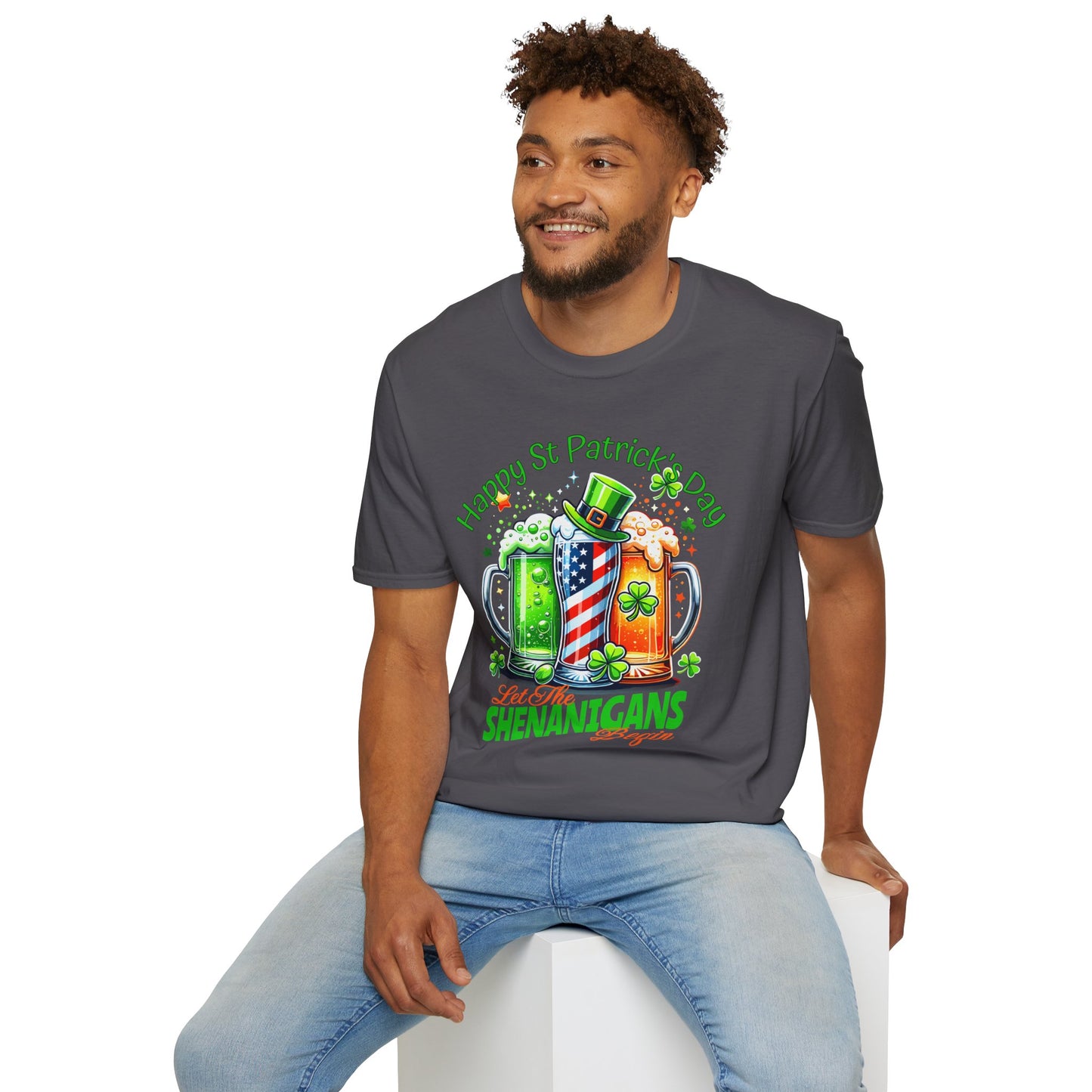 St Patrick's Day T-Shirt - Patriotic Irish American Shenanigans