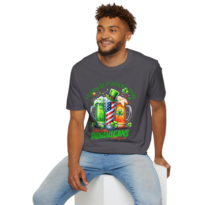 St Patrick's Day T-Shirt - Patriotic Irish American Shenanigans
