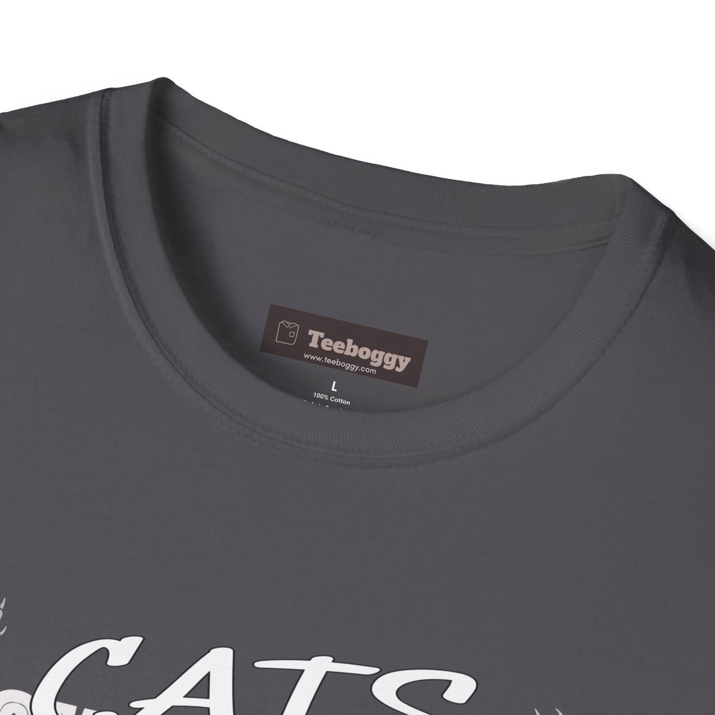 Rocker Cat T-Shirt - Cats Rock My World - R U Feline The Music