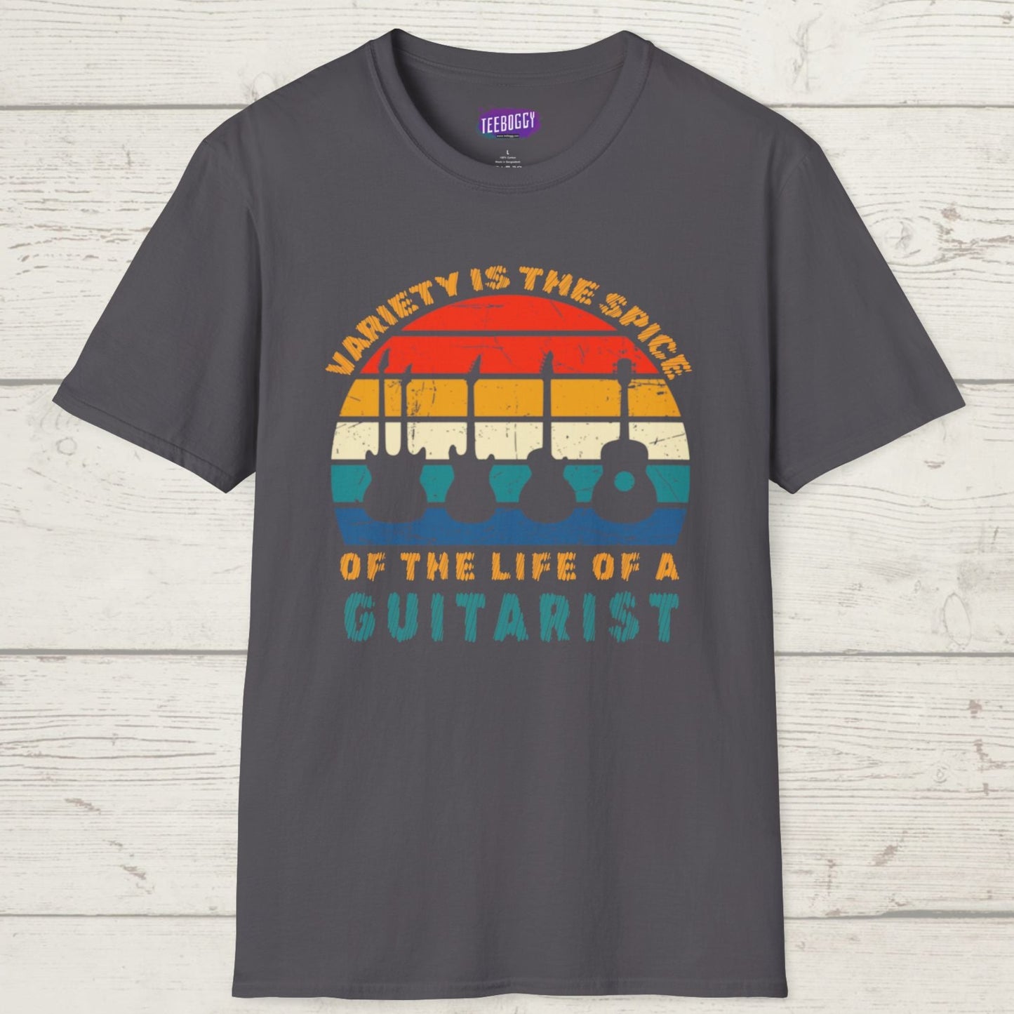 Guitarist Graphic Tee - Variety is the Spice of Life Unisex Softstyle T-Shirt