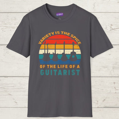 Guitarist Graphic Tee - Variety is the Spice of Life Unisex Softstyle T-Shirt