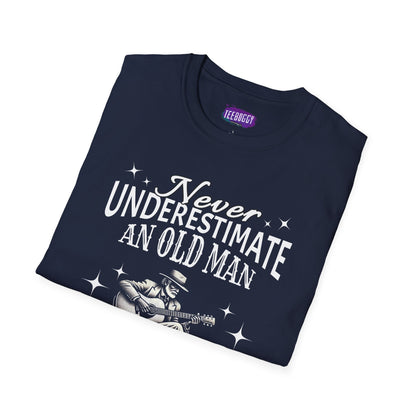 Old Man Guitarist T-Shirt