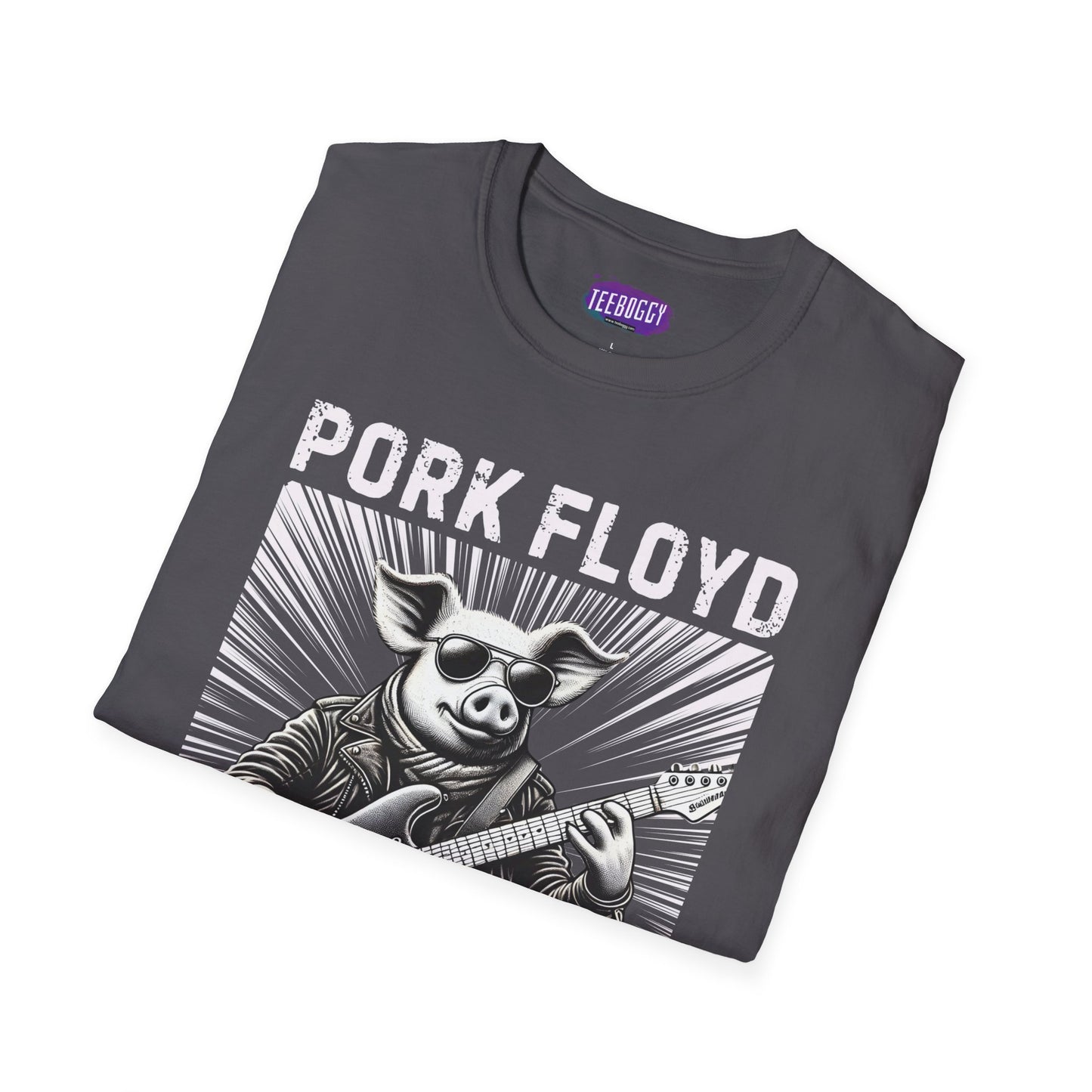 Graphic Tee - Pork Floyd Rock Stratocaster Guitar T-Shirt