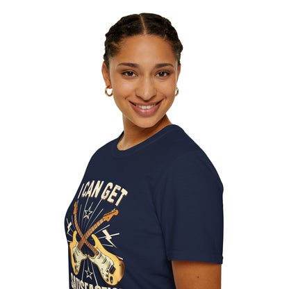 I Can Get Satisfaction T-Shirt — Stratocaster Guitar Rock Tee