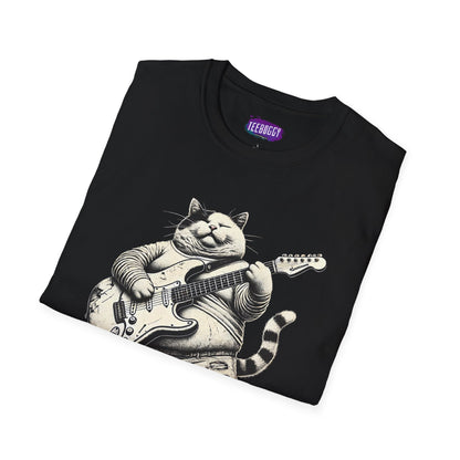 Cat Guitar Unisex T-Shirt - Heavy, Man... Just Heavy!