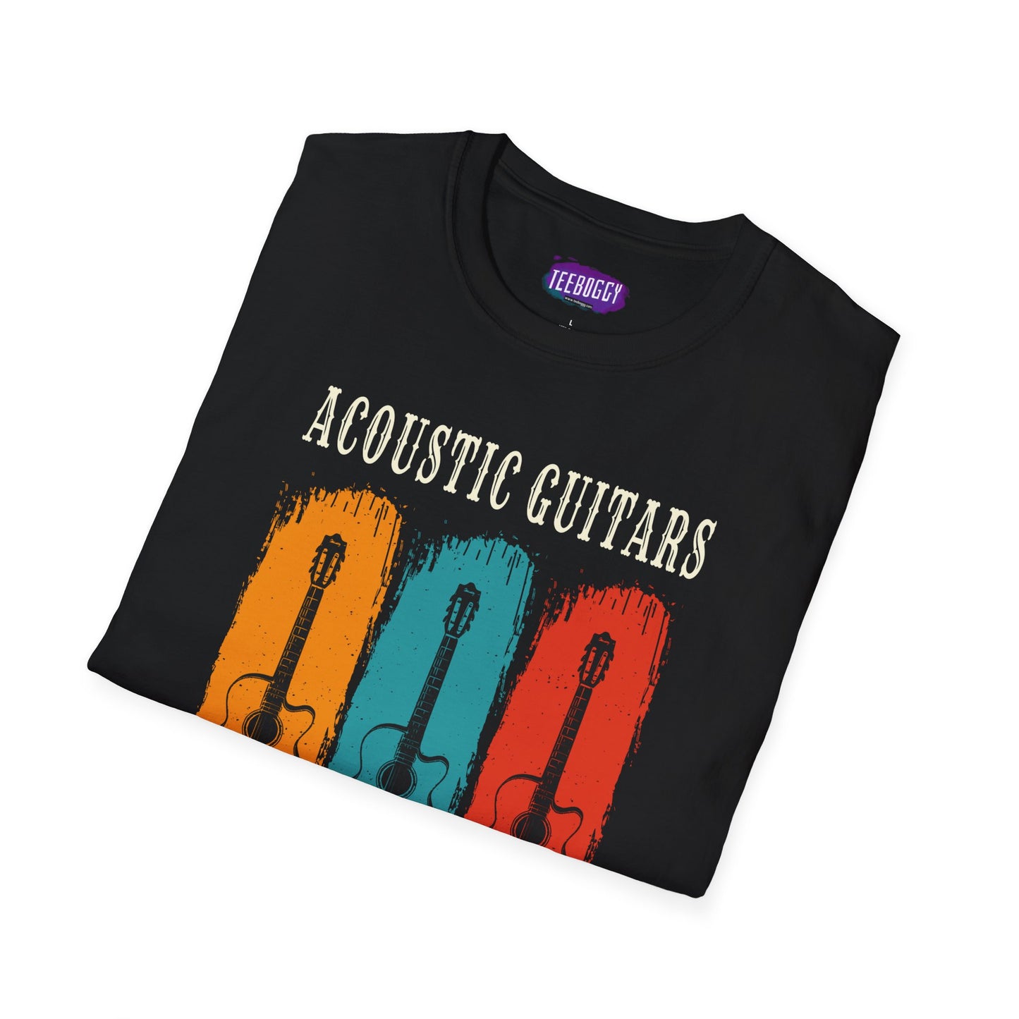Funny Acoustic Guitars T-Shirt - Not Just For Oldies