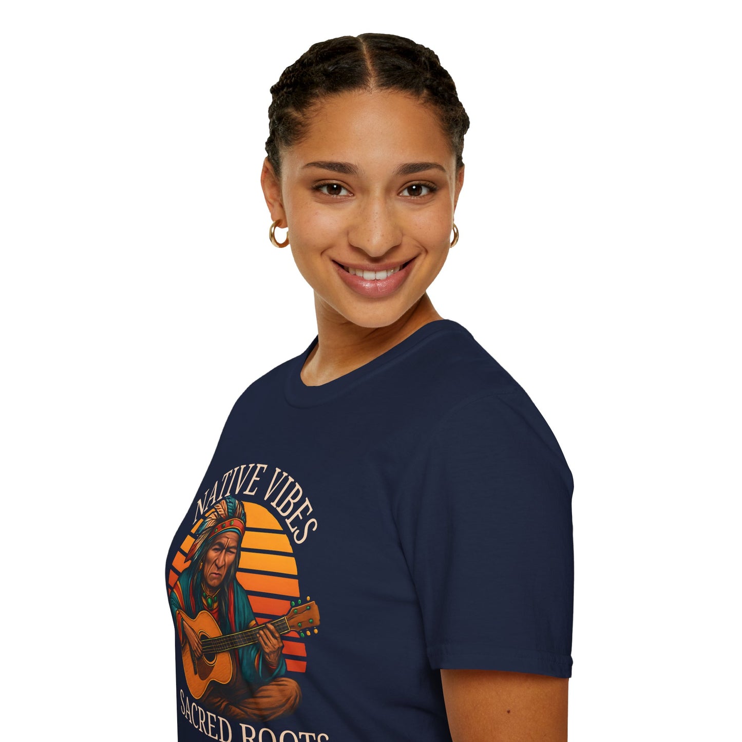Native Vibes, Sacred Roots T-Shirt — Native American Guitar Tribute
