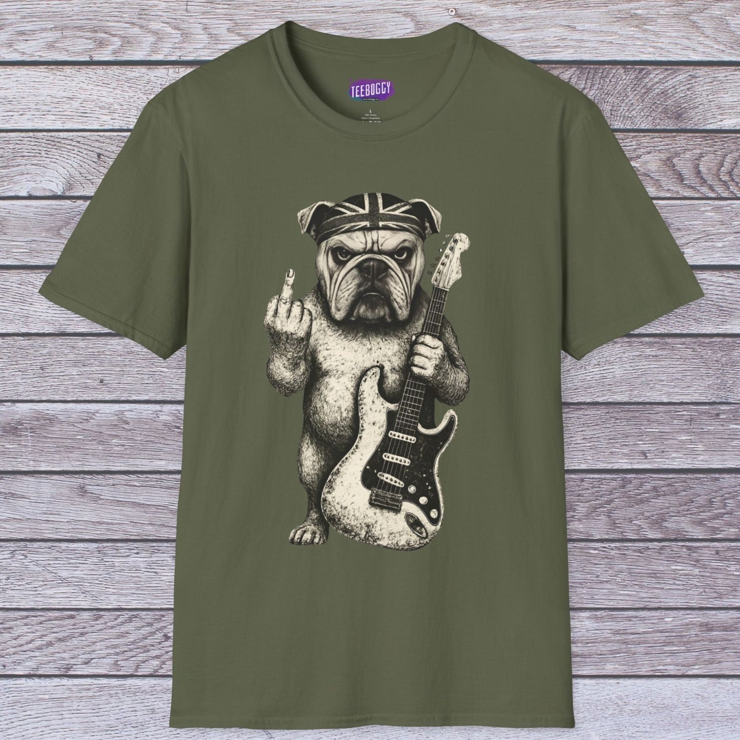 Bulldog Guitar T-Shirt