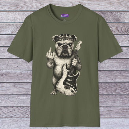 Bulldog Guitar T-Shirt