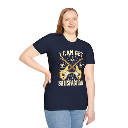 I Can Get Satisfaction T-Shirt — Stratocaster Guitar Rock Tee