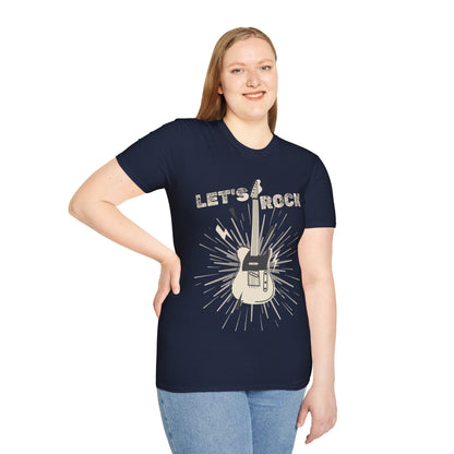 Guitarist T-Shirt - Lets Rock, Music Lover