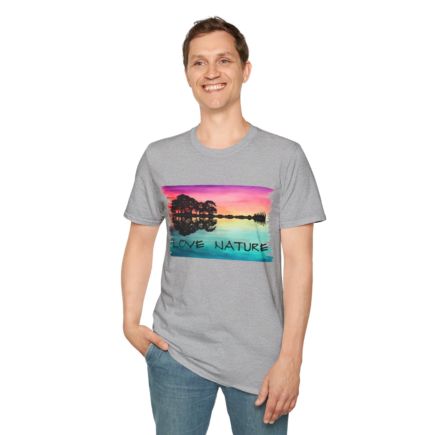 Love Nature Guitar T-Shirt