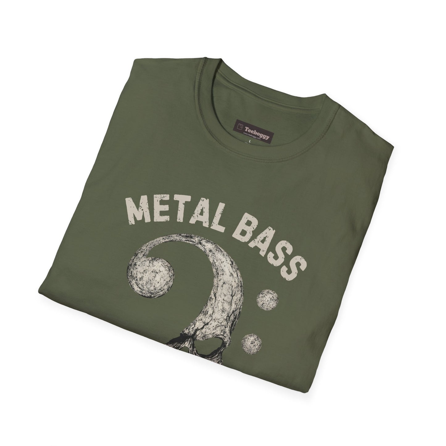 Metal Bass Skull T-Shirt — "Metal Bass, Hell Yeah!"