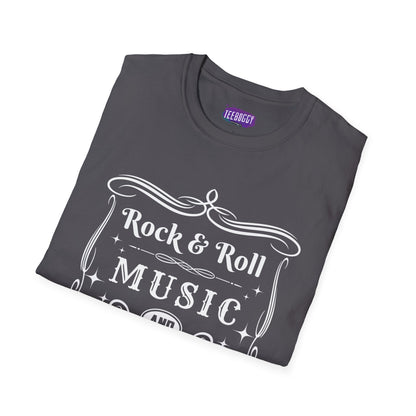 Rock & Roll Music & Beer, Softstyle T-Shirt