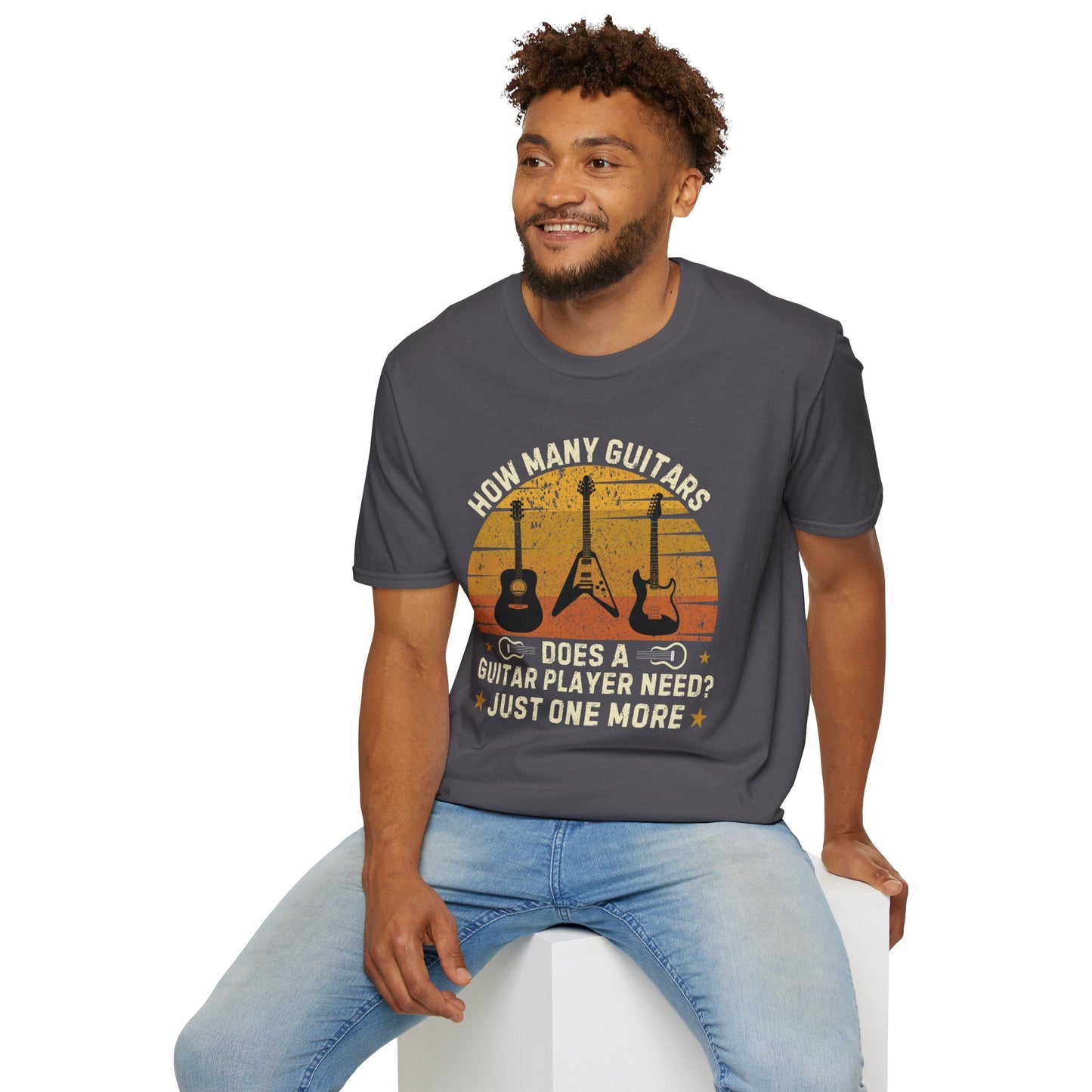 Guitarist Statement T-Shirt - Just One More Guitar