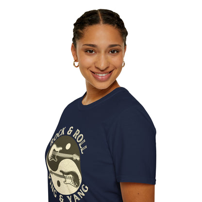 Yin Yang Guitar T-Shirt — Spiritual Balance & Harmony Music Tee