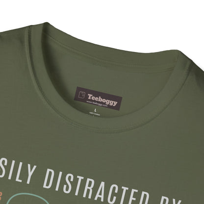 Easily Distracted By Guitars T-Shirt — Guitar Design for Guitar Lovers