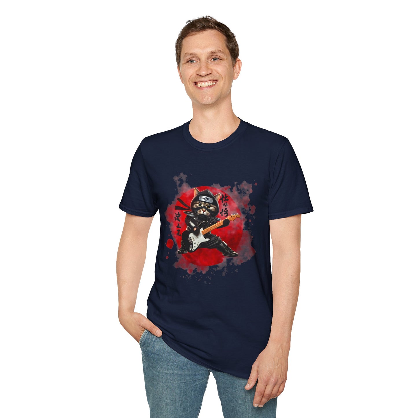 Ninja Cat Guitarist Tee
