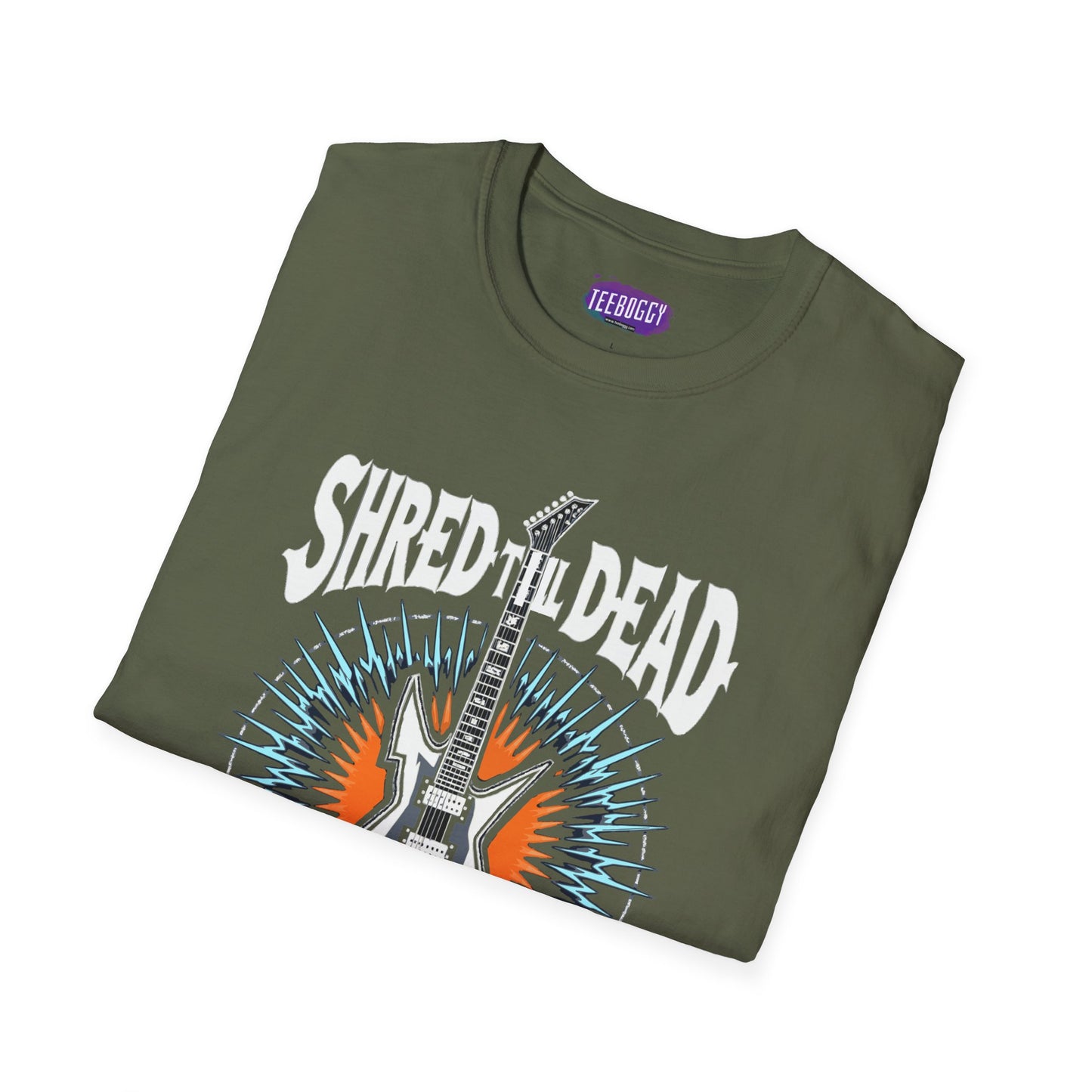 Electric Guitar Shred Till Dead, Unisex T-Shirt