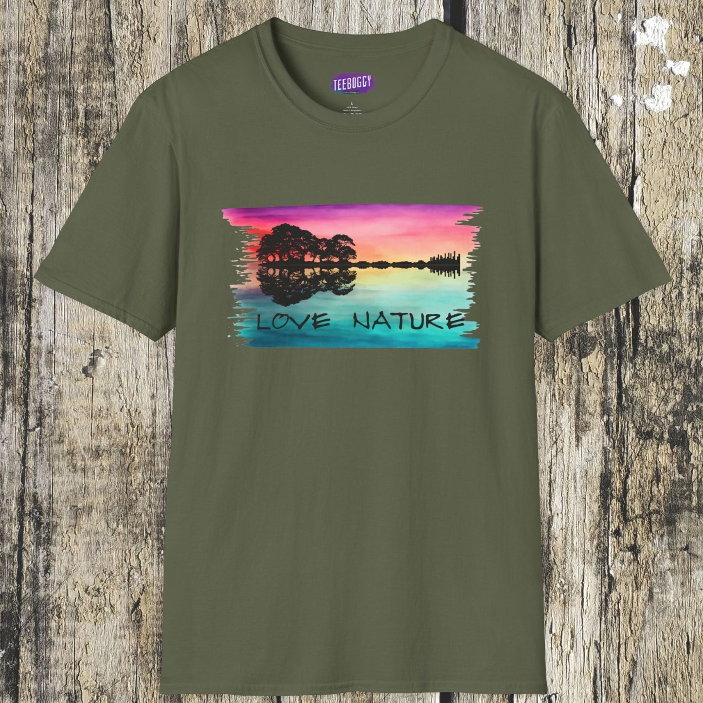Love Nature Guitar T-Shirt