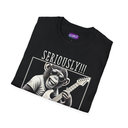 Funny Guitar Chimpanzee Tee