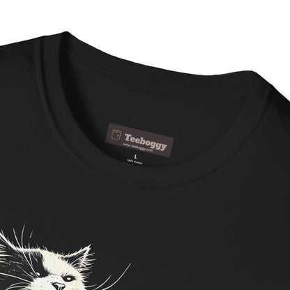My Cat Rocks T-Shirt — Cat Playing Guitar Tee for Music Lovers