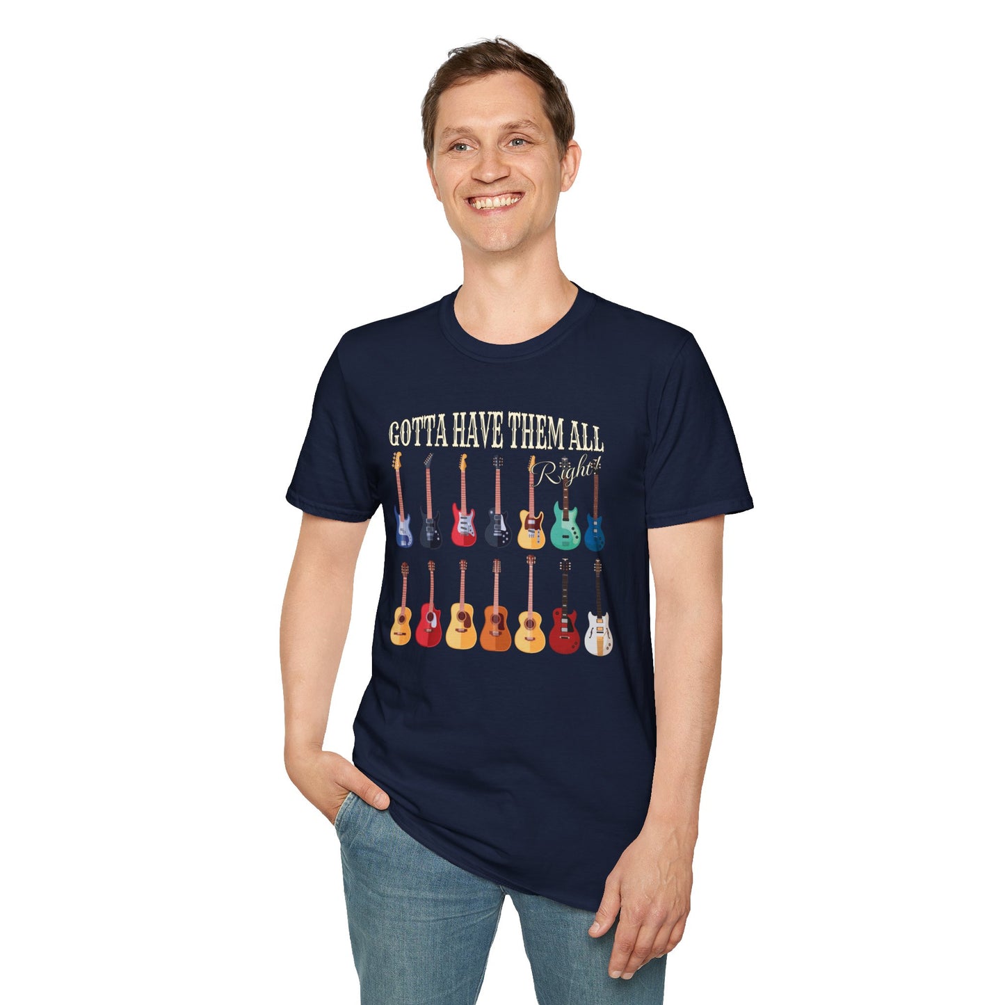 Guitar Shapes Unisex T-Shirt - Gotta Have Them All
