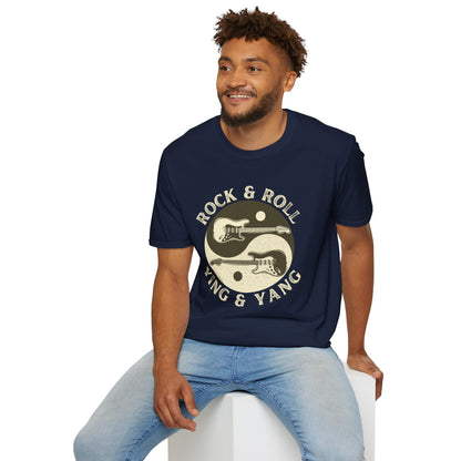Yin Yang Guitar T-Shirt — Spiritual Balance & Harmony Music Tee