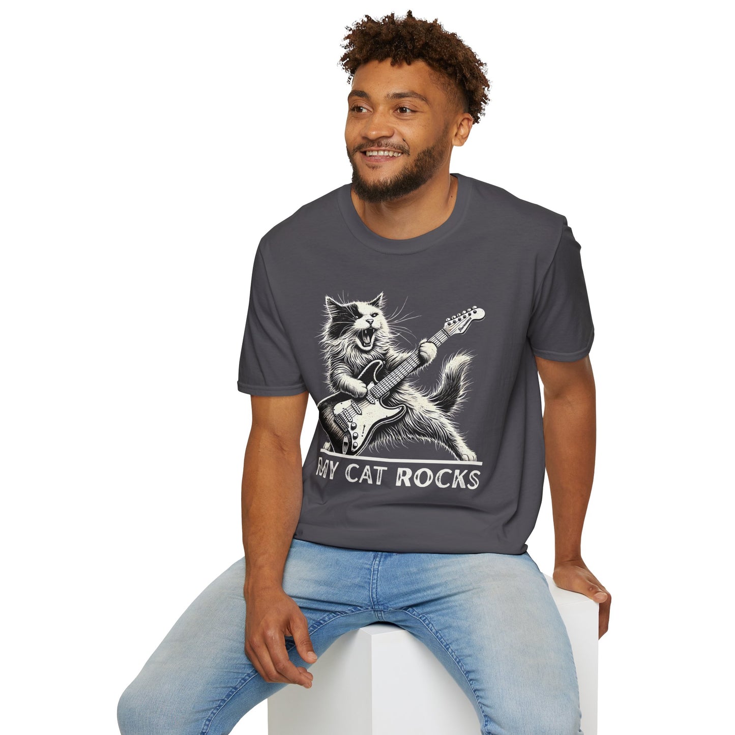 Cat Rock Unisex T-Shirt - My Cat Rocks