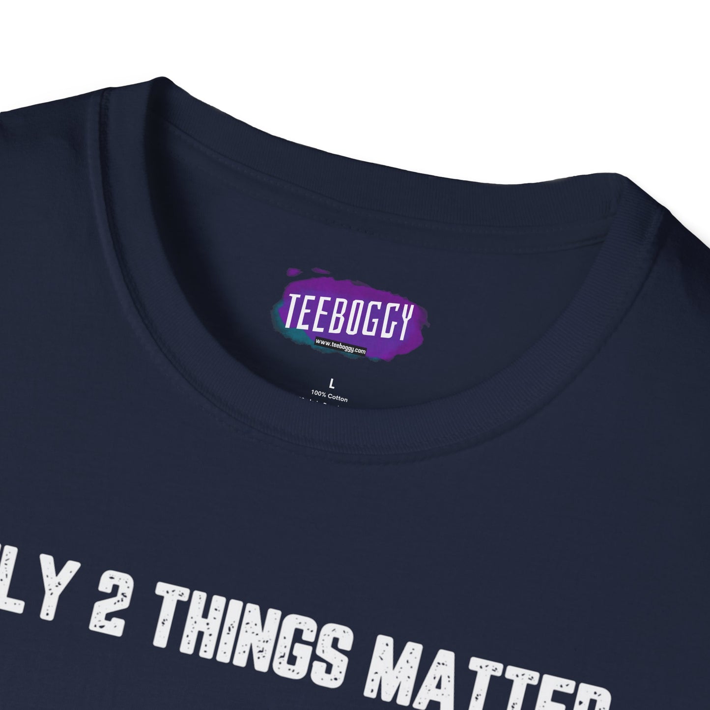 Motorbike Enthusiast T-Shirt - Only 2 Things Matter Design