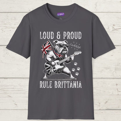 British Bulldog Guitar T-Shirt