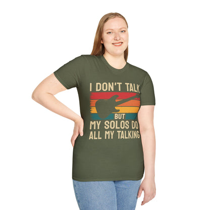 Guitar Solos Do My Talking, Softstyle T-Shirt