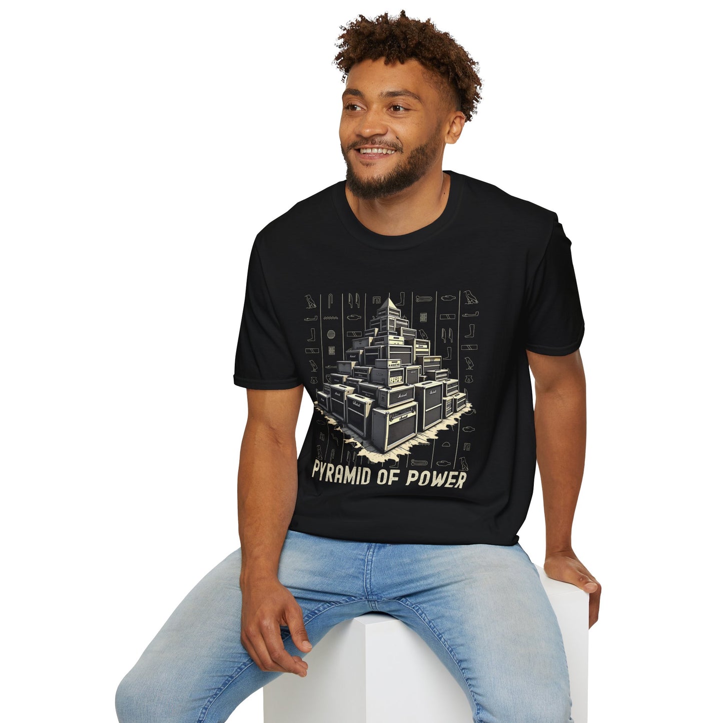 Pyramid of Power - Guitar Amp Pyramid T-Shirt
